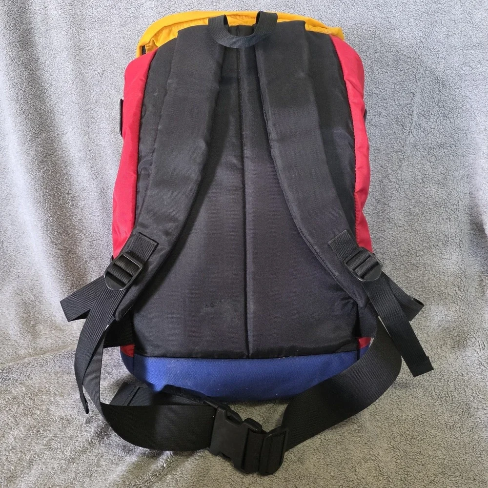Vintage Kelty Mocking Bird Backpack Soft Pack Nylon Hiking Trekking Camping Red